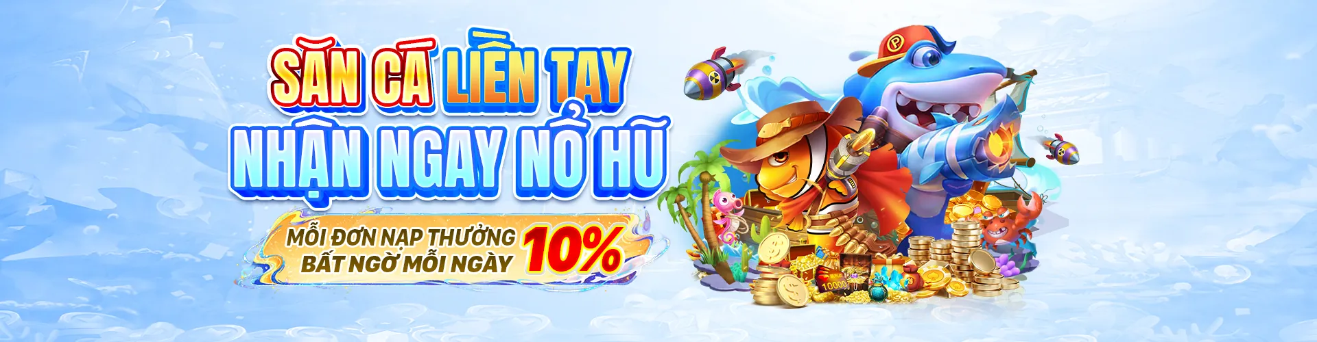 Hình ảnh đại dương đầy màu sắc trong game bắn cá gaking79